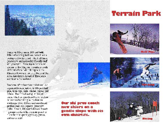 Ski Resort Brochure